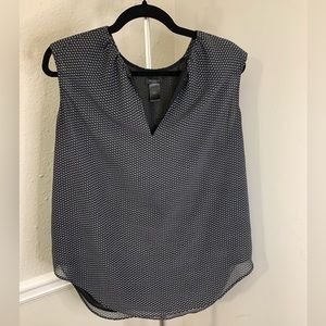 Ann Taylor Patterned Sleeveless Blouse